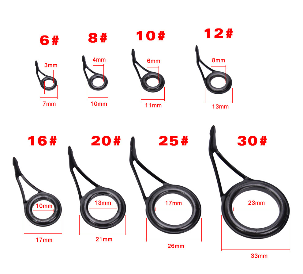 Fishing Rod Guide Ring Stainle - Fishing Rod Building Kit recension och pris