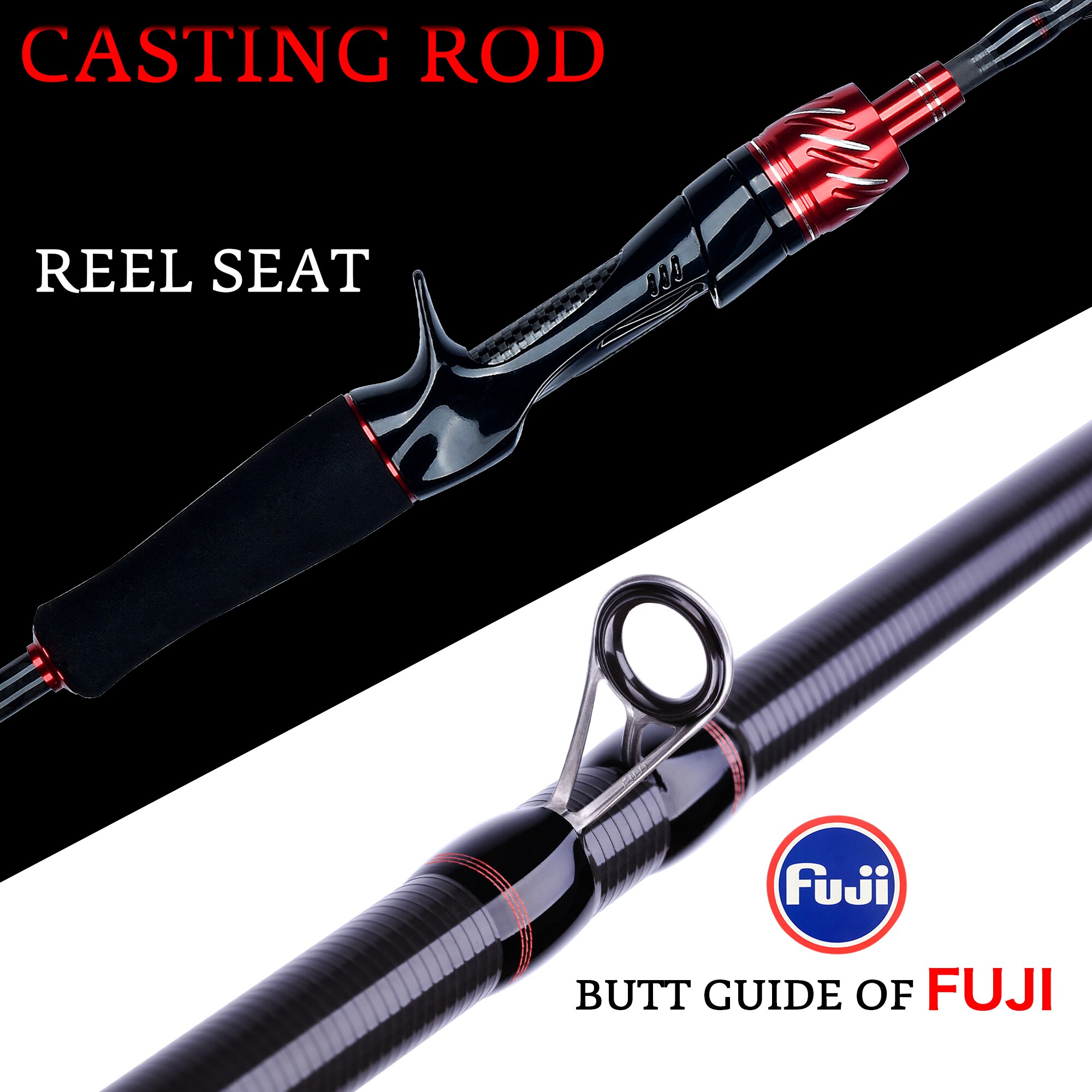 BIUTIFU Traveller Spinning Cas - Fishing Rod Ice recension och pris