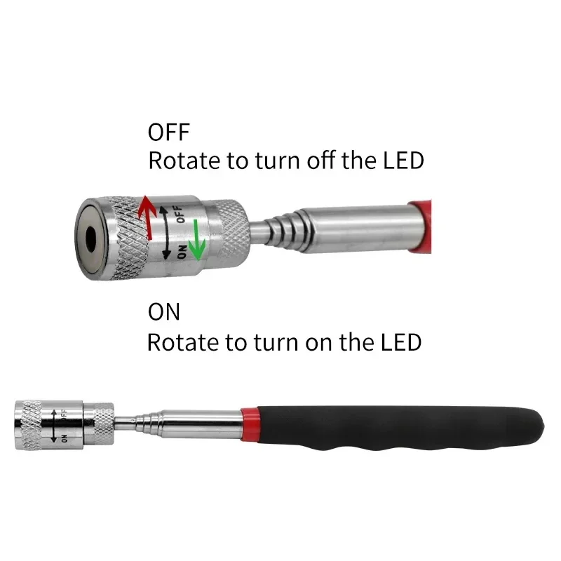 Telescopic Magnetic Pen with L - Fishing Rod Telescopic recension och pris