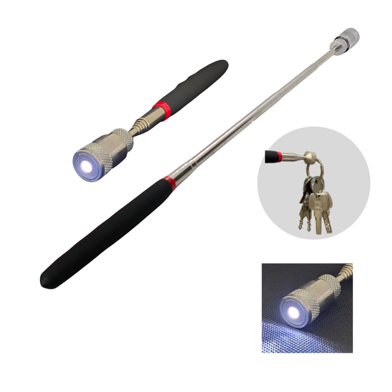 1pc Portable Magnetic PickUp T - Fishing Rod Telescopic recension och pris
