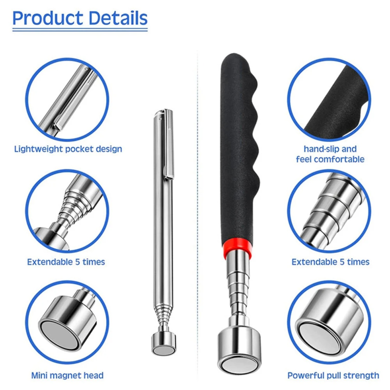 Adjustable Pick-Up Rod, Mini P - Fishing Rod Travel recension och pris