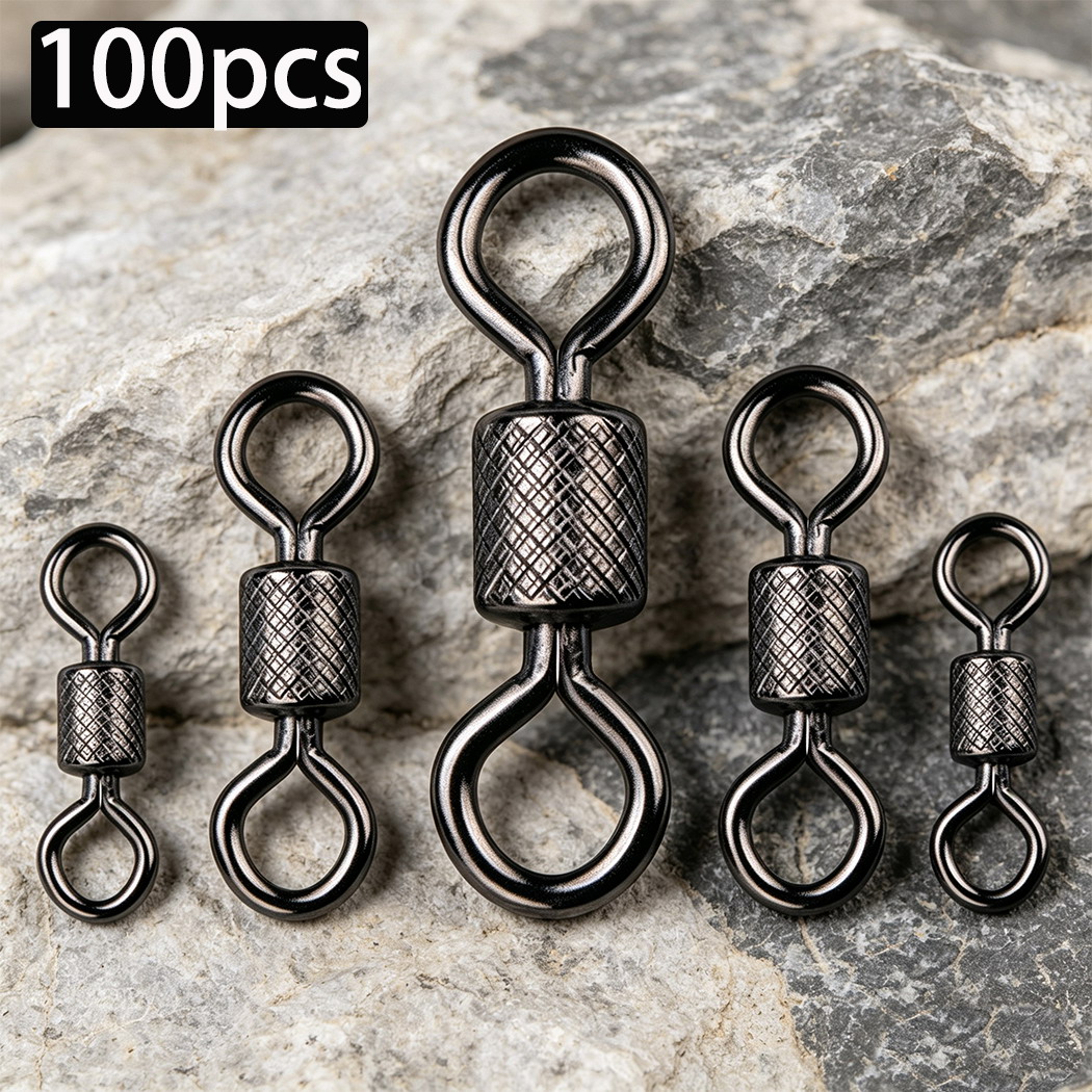 100pcs/box Fishing Swivel 1#-1 - Fishing Rod Case recension och pris