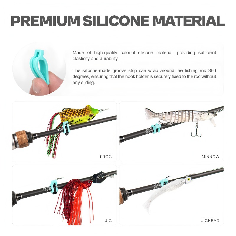 Silicone Lure Hanger Hook​ – U - Fishing Rod Combo recension och pris