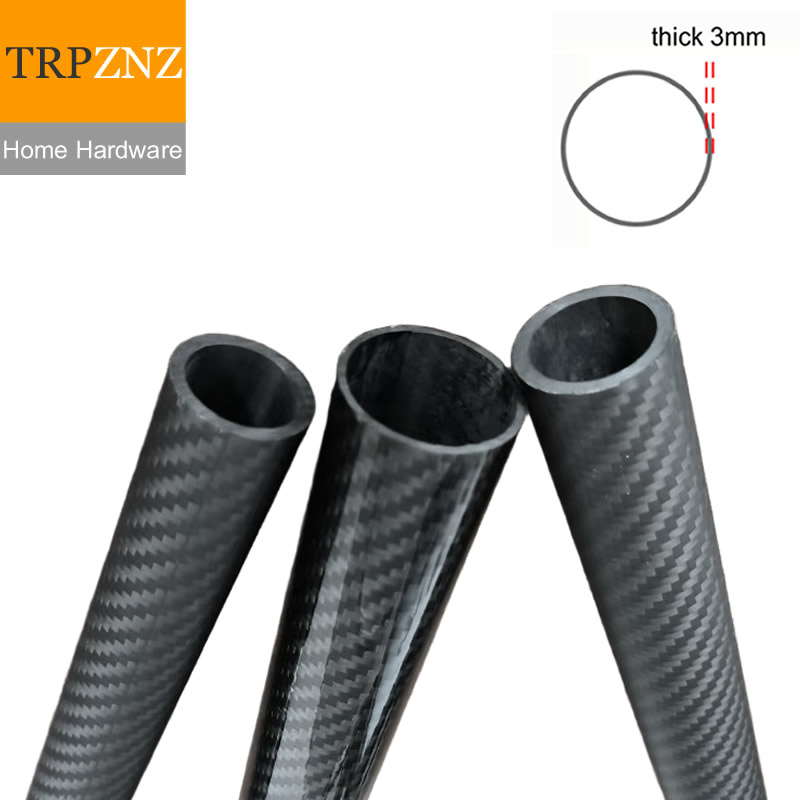 3K Carbon Fiber Tube Pipe OD 1 - Fishing Rod Carbon Fiber recension och pris