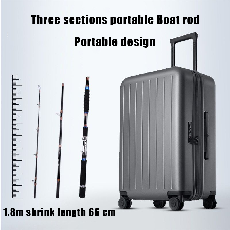 2.1M 2.4M Portable Fishing Rod - Fishing Rod Surf recension och pris