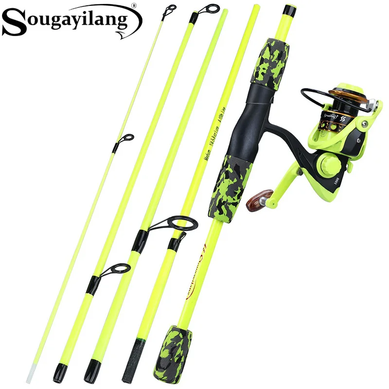 Sougayilang Portable 5 Section - Fishing Rod Spinning recension och pris